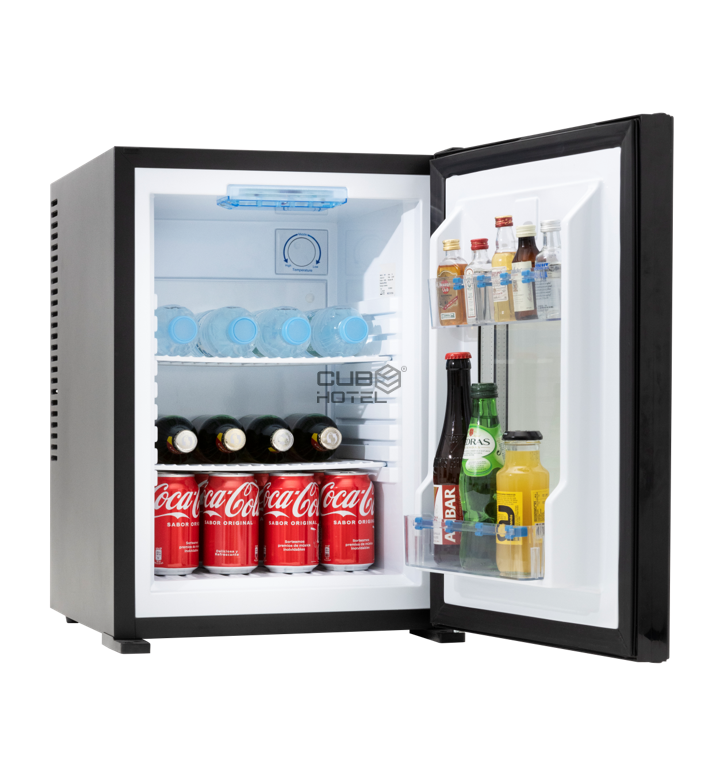 Minibar Nature 0dB Silencioso 37L Porta Vidro e Preta PERSEO